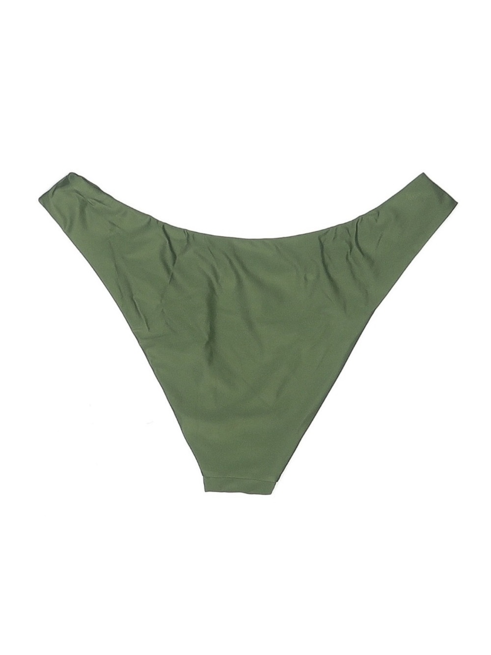 J.Crew High Leg Bikini Bottoms Green Medium NWT Swimwear - Picture 2 of 5